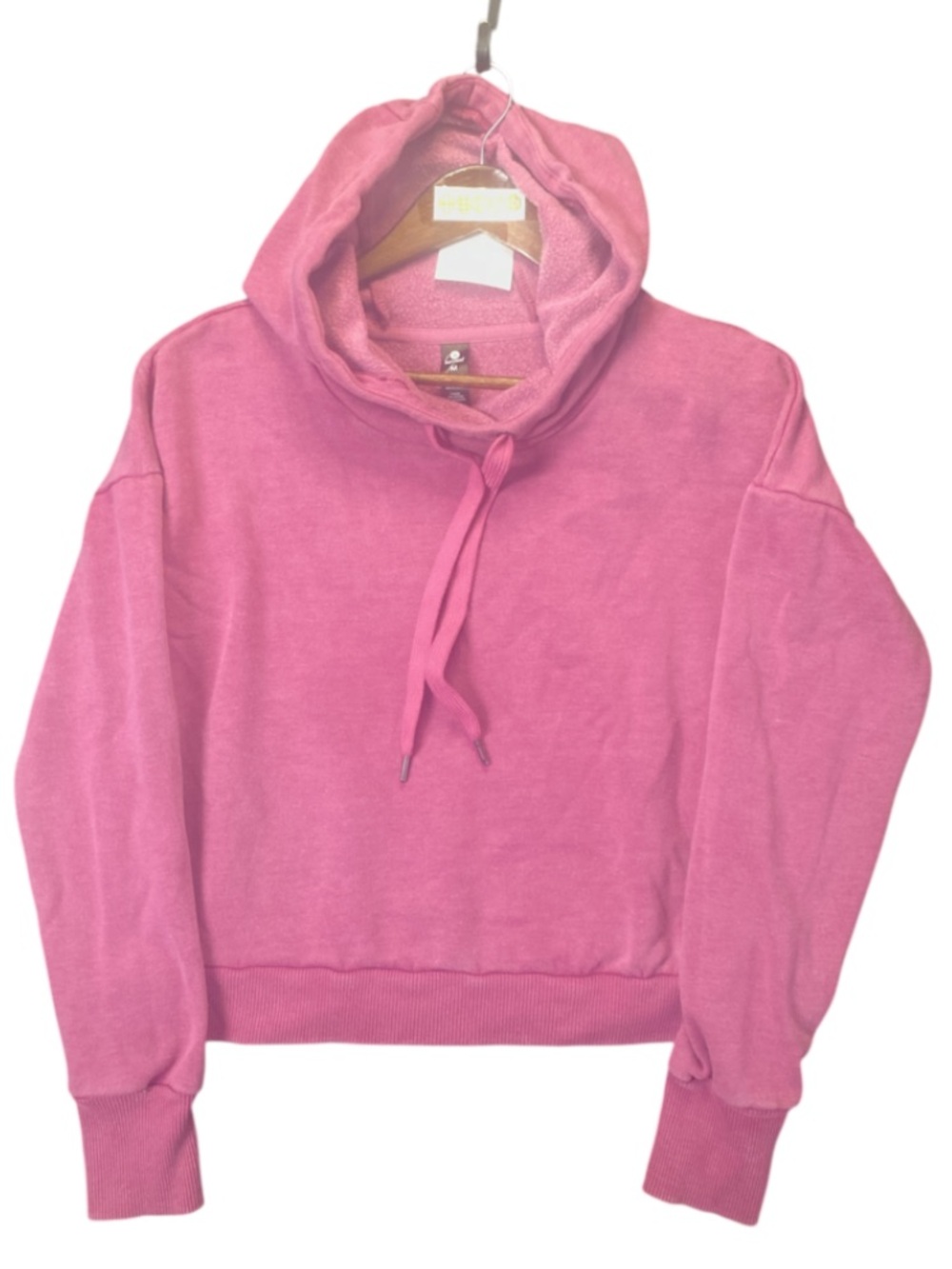 90 degree Reflex Pink Women's Hooded Pullover Sweatshirt size M